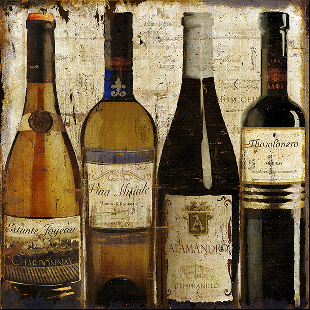 ALIZOE112255 Wine Samples of Europe II, by Art Licensing Studio, available in multiple sizes