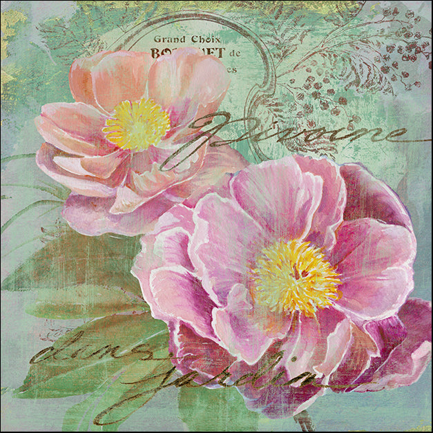 ALIZOE131664 Peony Garden I, by Art Licensing Studio, available in multiple sizes