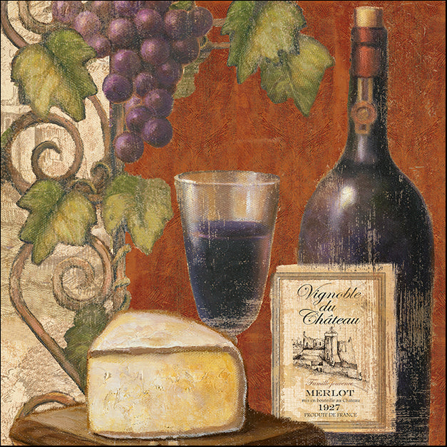 ALIZOE139003 Wine and Cheese Tasting 3, by Art Licensing Studio, available in multiple sizes