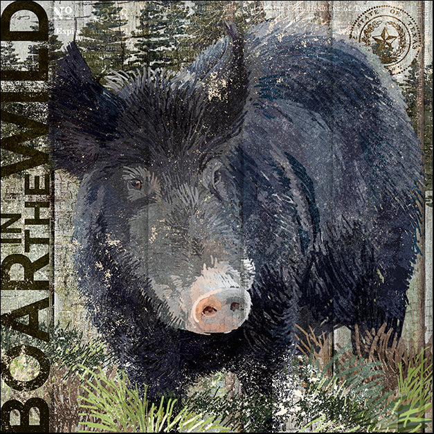 ALIZOE140311 Boar in the Wild, by Art Licensing Studio, available in multiple sizes