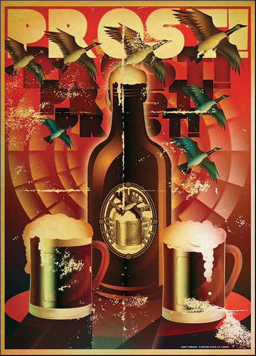 AMEFLA121737 Prost!, by American Flat, available in multiple sizes