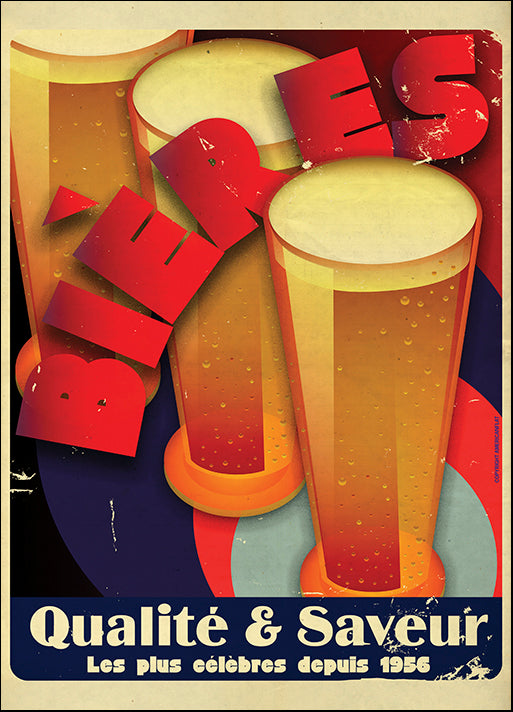 AMEFLA121752 Biéres Qualité & Saveur, by American Flat, available in multiple sizes