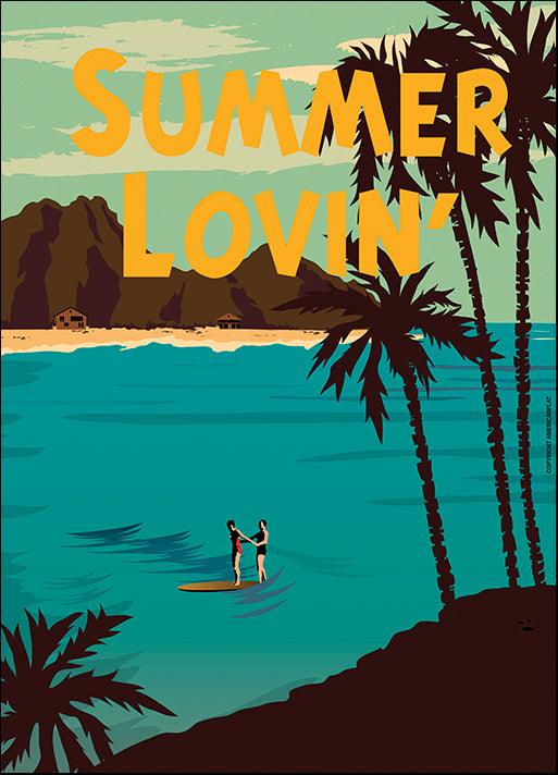 AMEFLA121771 Summer Loving, by American Flat, available in multiple sizes