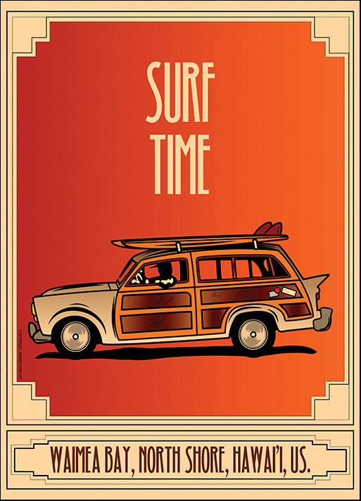 AMEFLA121773 Surf Time, by American Flat, available in multiple sizes