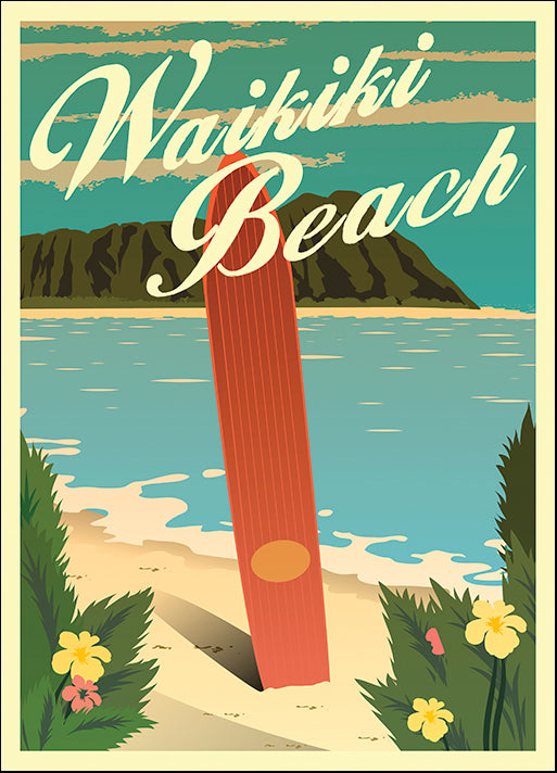 AMEFLA121774 Waikiki, by American Flat, available in multiple sizes