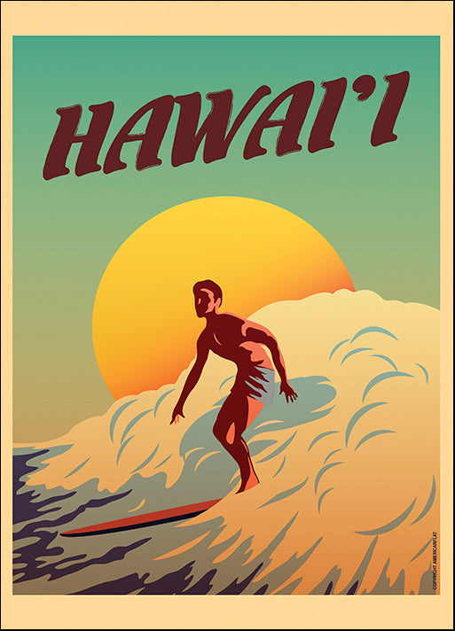 AMEFLA121793 Hawaii, by American Flat, available in multiple sizes