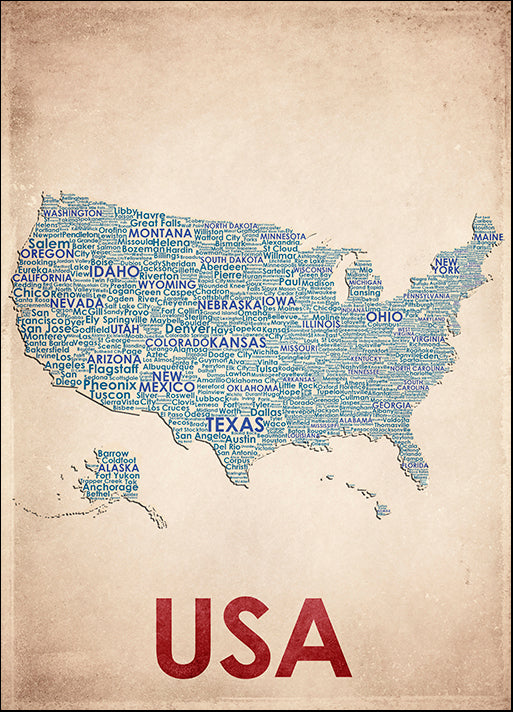 AMEFLA121796 USA, by American Flat, available in multiple sizes