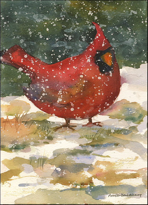 ANNBEU109005 Standing Cardinal, by Annelein Beukenkamp, available in multiple sizes