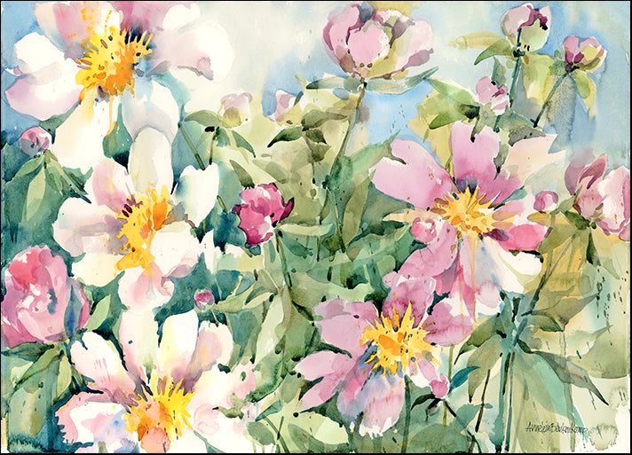 ANNBEU71019 Palette of Peonies, by Annelein Beukenkamp, available in multiple sizes