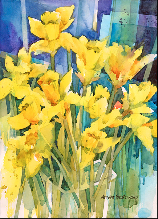 ANNBEU71033 Daffodil Delight, by Annelein Beukenkamp, available in multiple sizes