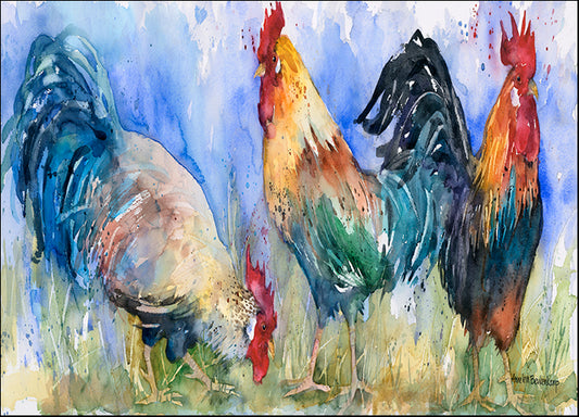ANNBEU78090 Triple Threat, by Annelein Beukenkamp, available in multiple sizes