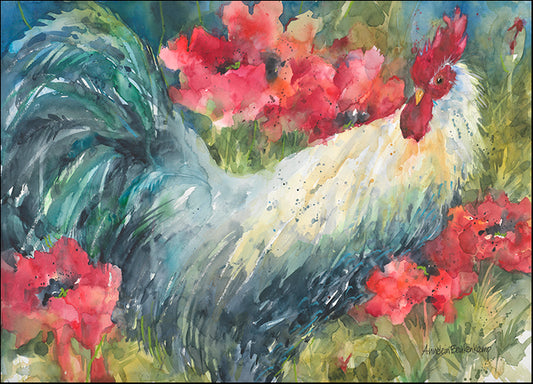 ANNBEU80876 Among the Poppies, by Annelein Beukenkamp, available in multiple sizes
