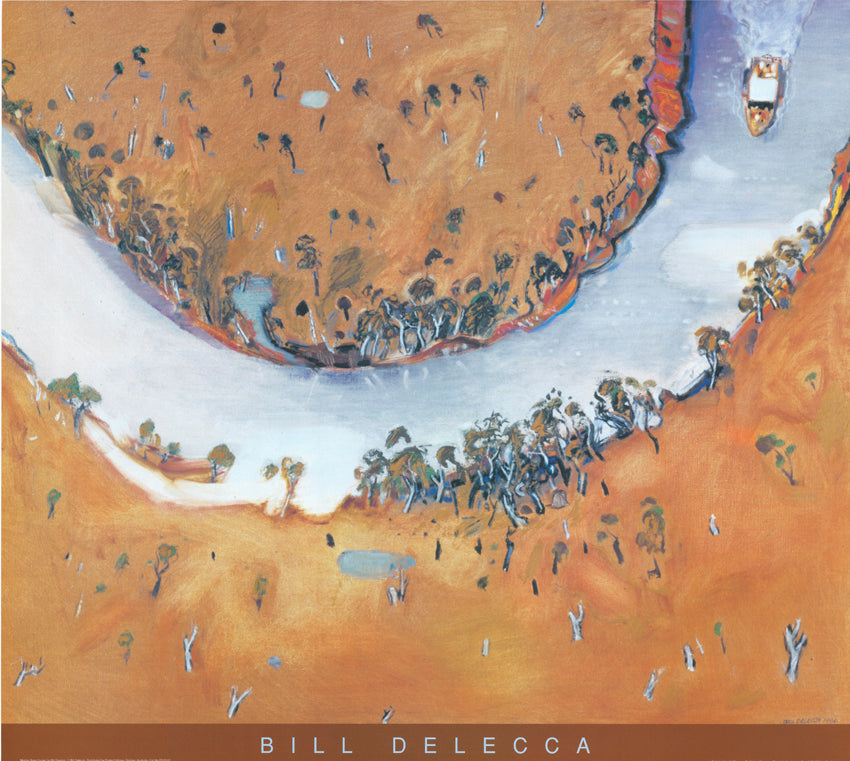 AW BD107 Murray River Cruise by Bill Delicca 107x95cm Paper