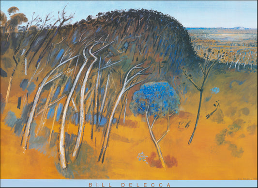AW BD108 The Sugarloaf Fosterville by Bill Delicca 130x95cm Paper - Chamton