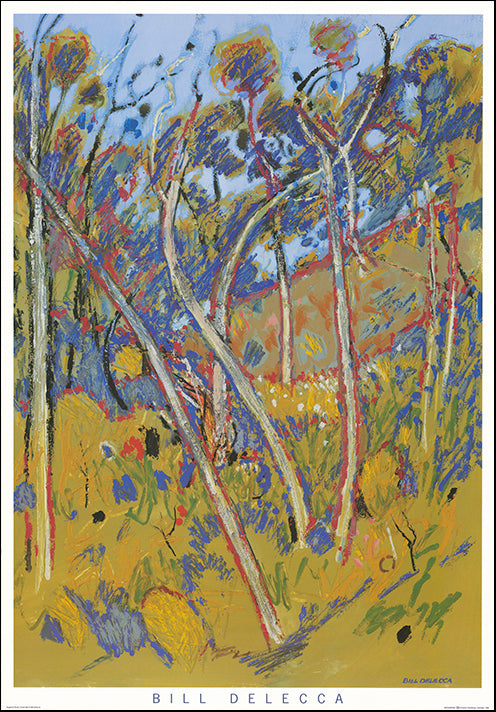 AW BD483 Sugarloaf Bush Fosterville by Bill Delecca 69x100cm Paper - Chamton