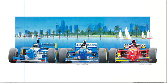 AW BW2 Who Will it be by Bernie Walsh 100x51cm on paper