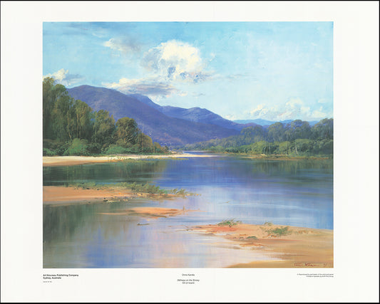 AW CK432 Stillness on the Snowy by Chris Kandis 101x68cm on paper
