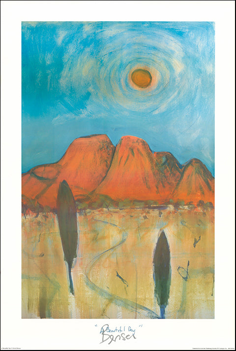 AW DB594 David Benson 68x101cm on paper, A Beautiful Day
