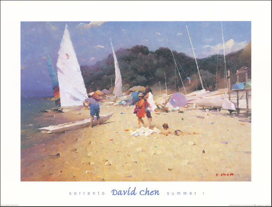 AW DC591 David Chen 65x49cm on paper, Sorrento Summer 1