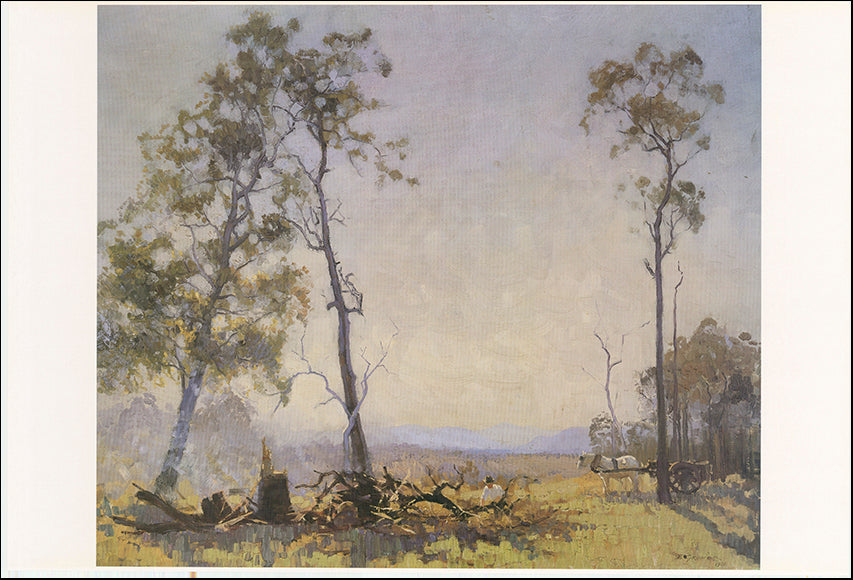AW EG254 Morning in the Clearing 1920 by Elioth Gruner 101x68cm on paper