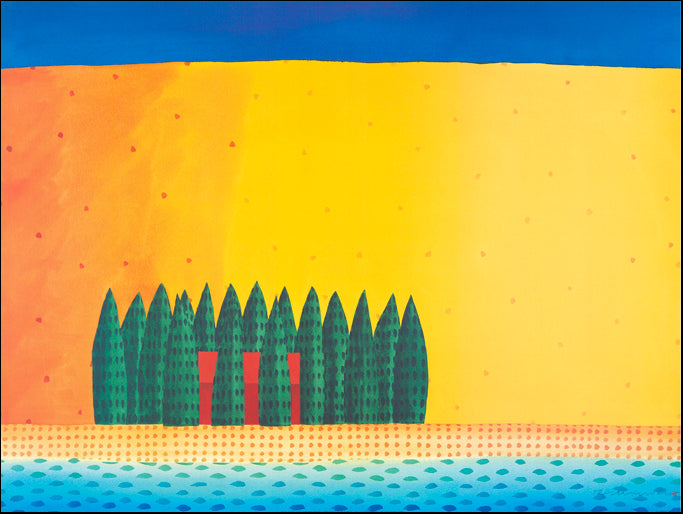 AW IT753 Ian Tremewen 80x60cm on paper, Favourite Landscape