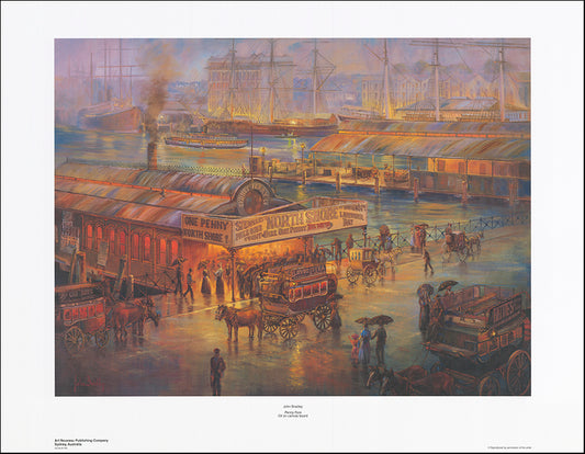 AW JB439 Penny Fare by John Bradley 101x68cm on paper