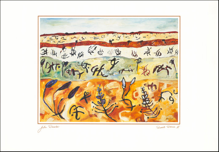 AW JD705 Julie Donald 100x70cm on paper, Desert Dance 2