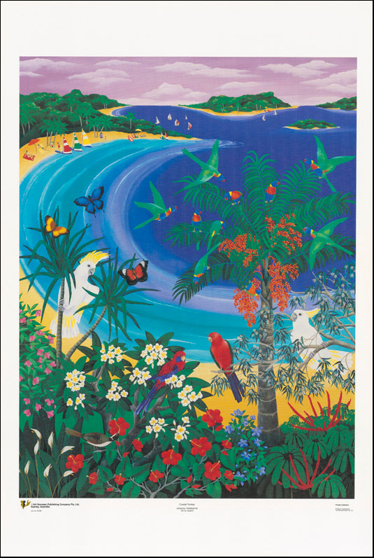 AW JH369 Johanna Hildebrandt 68x101cm on paper, Coastal Fantasy