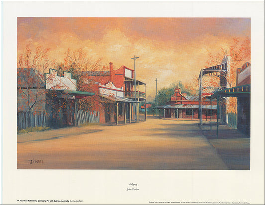 AW JV402b Gulgong by John Vander 45x35cm on paper - Chamton