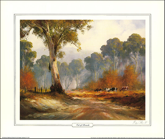AW KB24 Out of Bounds by Kevin Best 58x49cm on paper