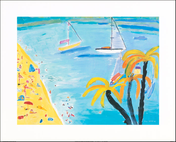 AW KD763 Ken Done 77x62cm on paper, Chinamans Beach 3 - Chamton