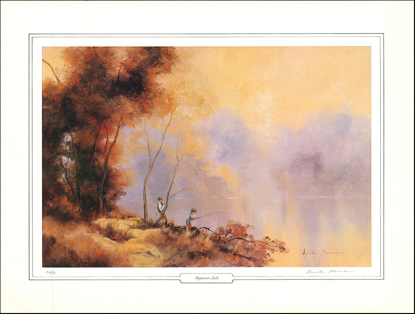 AW LEAN1 Beginners Luck LE 950 by Anita Newman 86x64cm on paper - Chamton