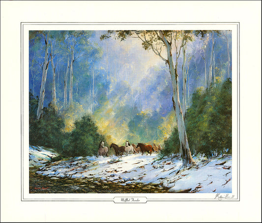 AW LEKB17 Muffled Thunder by Kevin Best 58x49cm on paper