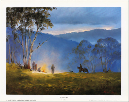 AW LK455 A Welcome Cuppa by Kevin Best 45x35cm on paper