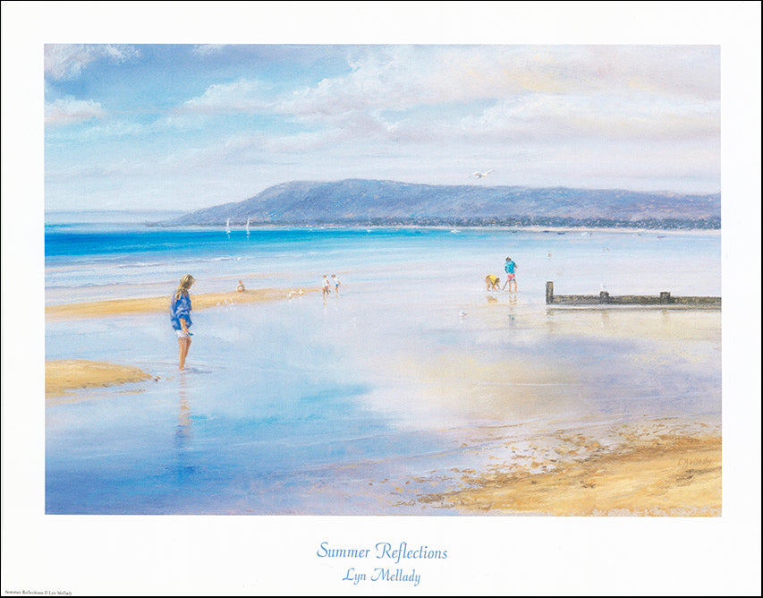 AW LM486 Summer Reflections by  Lyn Mellady 45x35cm on paper - Chamton