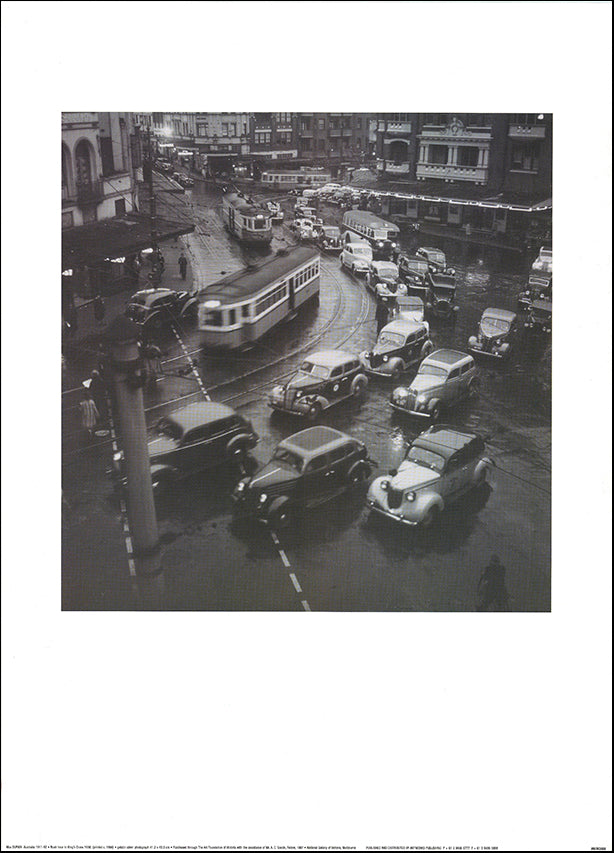 AW MD808 Rush Hour in Kings Cross 1938 NGV by Max Dupain 50x70cm on paper
