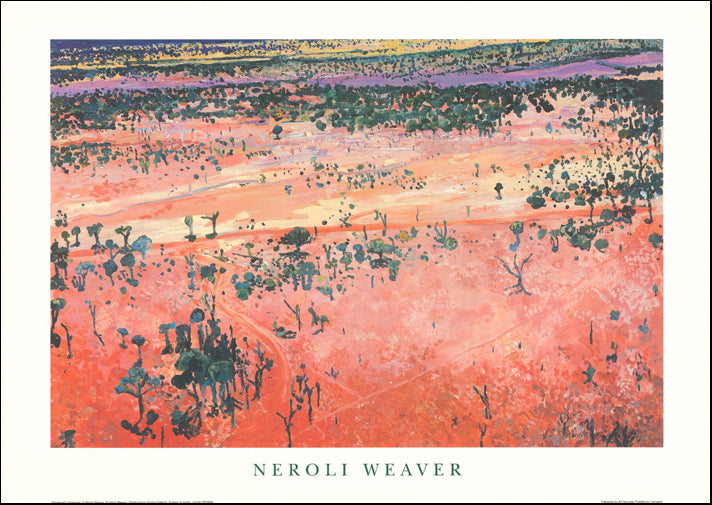 AW PEW58 Neroli Weaver 86x61cm on paper, Structured Landscape
