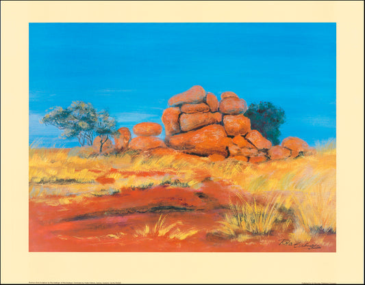 AW RE26 Northern Rock Sculpture by  Rita Esslinger 77x61cm on paper