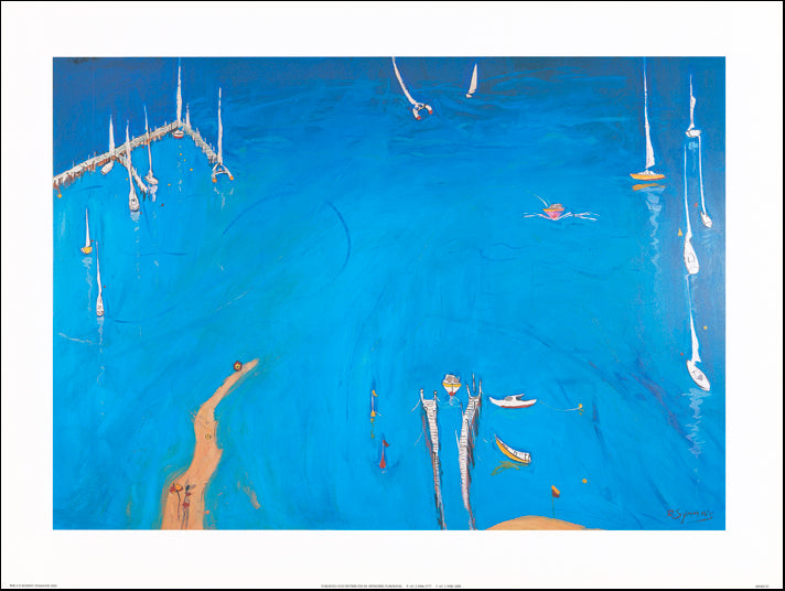 AW RS737 Pier 2 by Rodney Symmons 80x60cm on paper