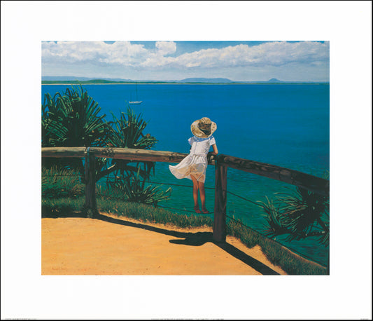 AW RW489 Coastal Memories by Robert Wells 73x63cm  on paper