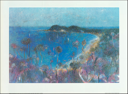 AW SF39 Deepening Turquoise Waters by Lesley Fishpool 84x61cm on paper