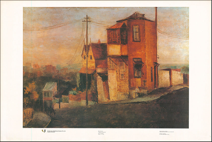 AW SH145 House on the Hill by Sali Herman 101x68cm on paper