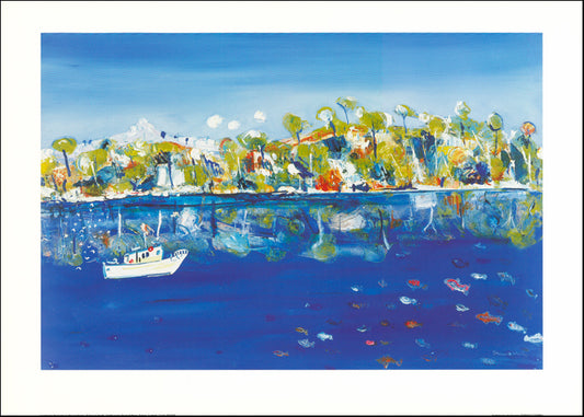 AW SW56 Looking for the Catch by Stewart Westle 85x61cm on paper