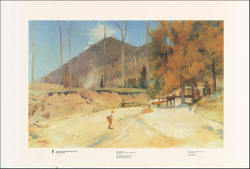 AW TR209 On the Timbara by Tom Roberts 1895 to 1931 101x68cm on paper