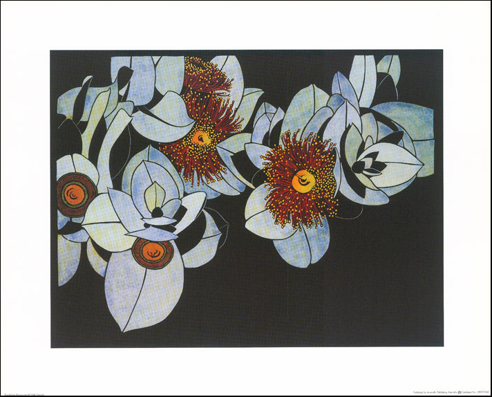 AW VP568 Eucalyptus Macrocarpa by Vida Pearson 50x40cm on paper