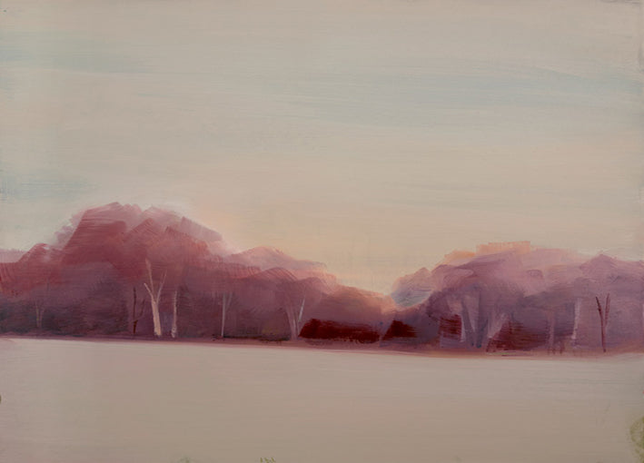 100345 Red Trees Landscape, by Abrams, available in multiple sizes - Chamton
