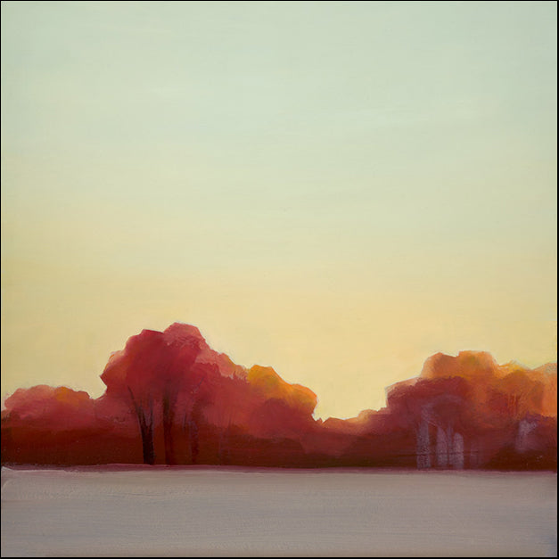 100350 Sunset Red Tree Landscape, by Abrams, available in multiple sizes