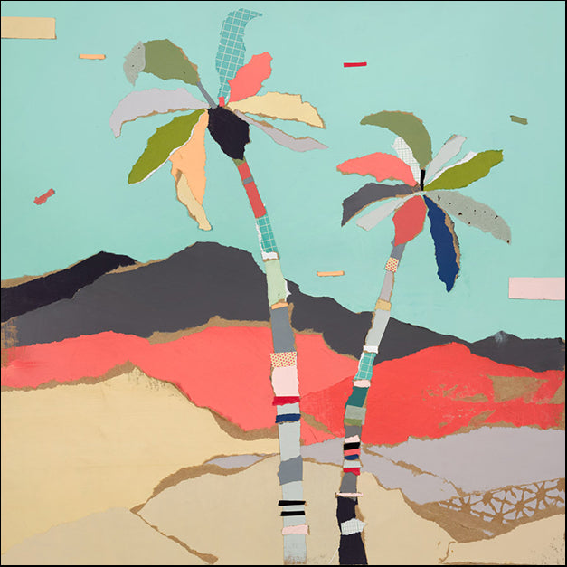 102401 Palm Tree Collage I, by Altamura, available in multiple sizes