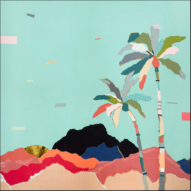 102402 Palm Tree Collage II, by Altamura, available in multiple sizes