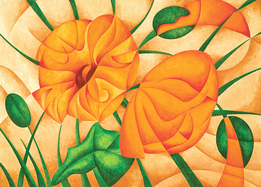 76936 Poppies II, by Andre, available in multiple sizes